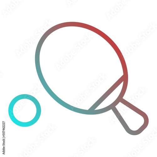 table tennis paddle icon