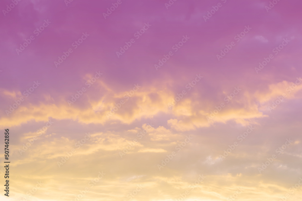 sunset background. sky with soft and blur pastel colored clouds. gradient cloud on the beach resort. nature. sunrise. peaceful morning. Instagram toned style sunset background. sky with soft and blur pastel colored clouds. gradient cloud on the beach resort. nature. sunrise. peaceful morning. Instagram toned style