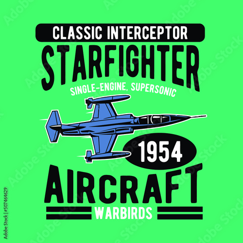 Classic interceptor starfighter фототапет