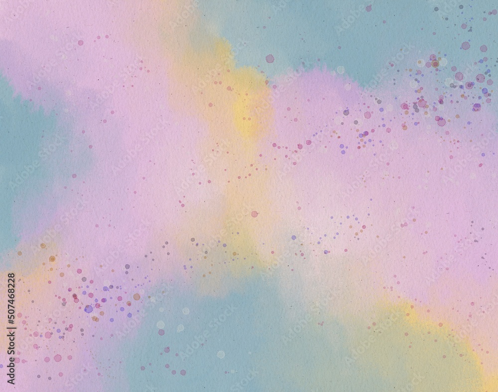 Fototapeta premium abstract colorful watercolor painting background