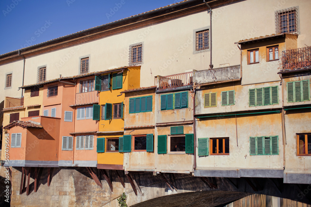 Ponte Vecchio house balcony, Florence