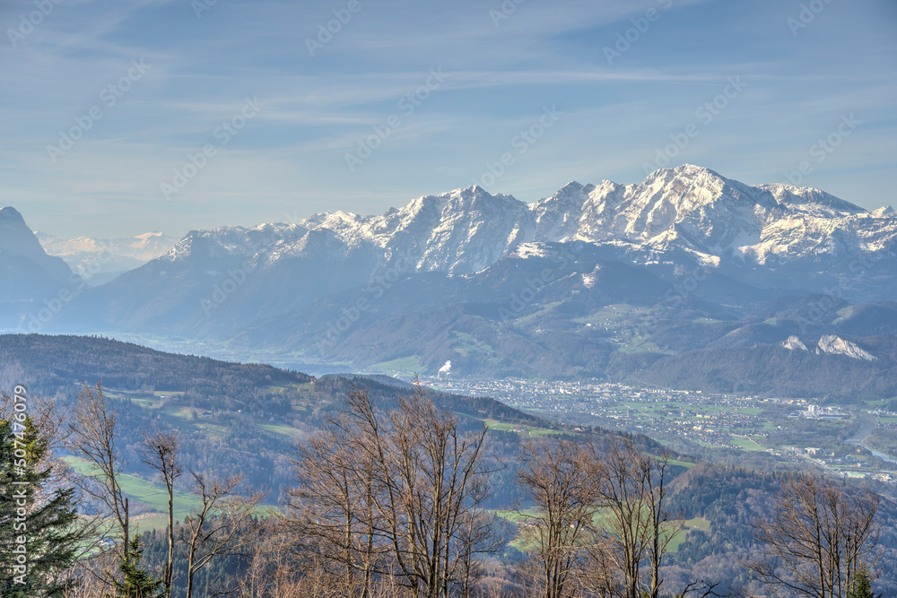 Salzburg from Gaisbergspitze, HDR Image Salzburg from Gaisbergspitze, HDR Image