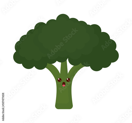 kawaii broccoli icon