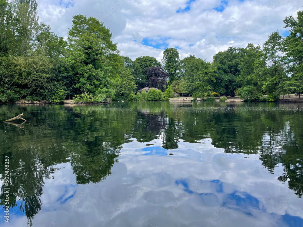Obraz premium lake in the park