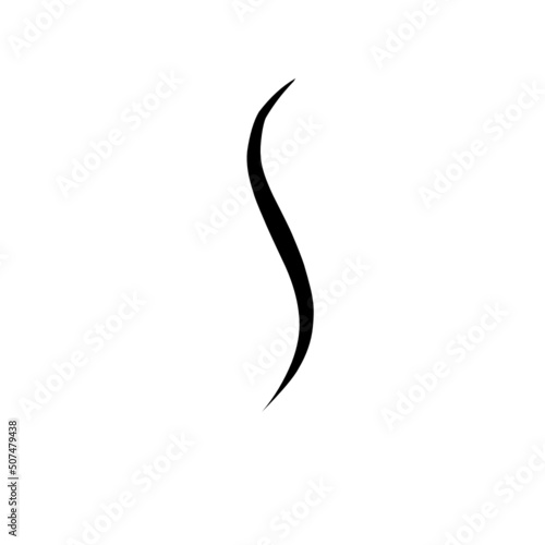Smells line icon set, smells or fumes, Coffee, tea,hot aroma,smoke