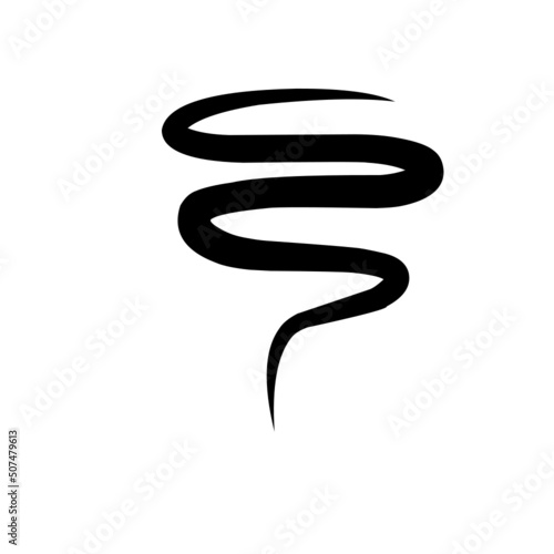 Smells line icon set, smells or fumes, Coffee, tea,hot aroma,smoke