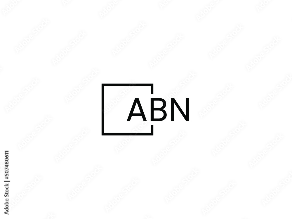 Obraz premium ABN letter initial logo design vector illustration