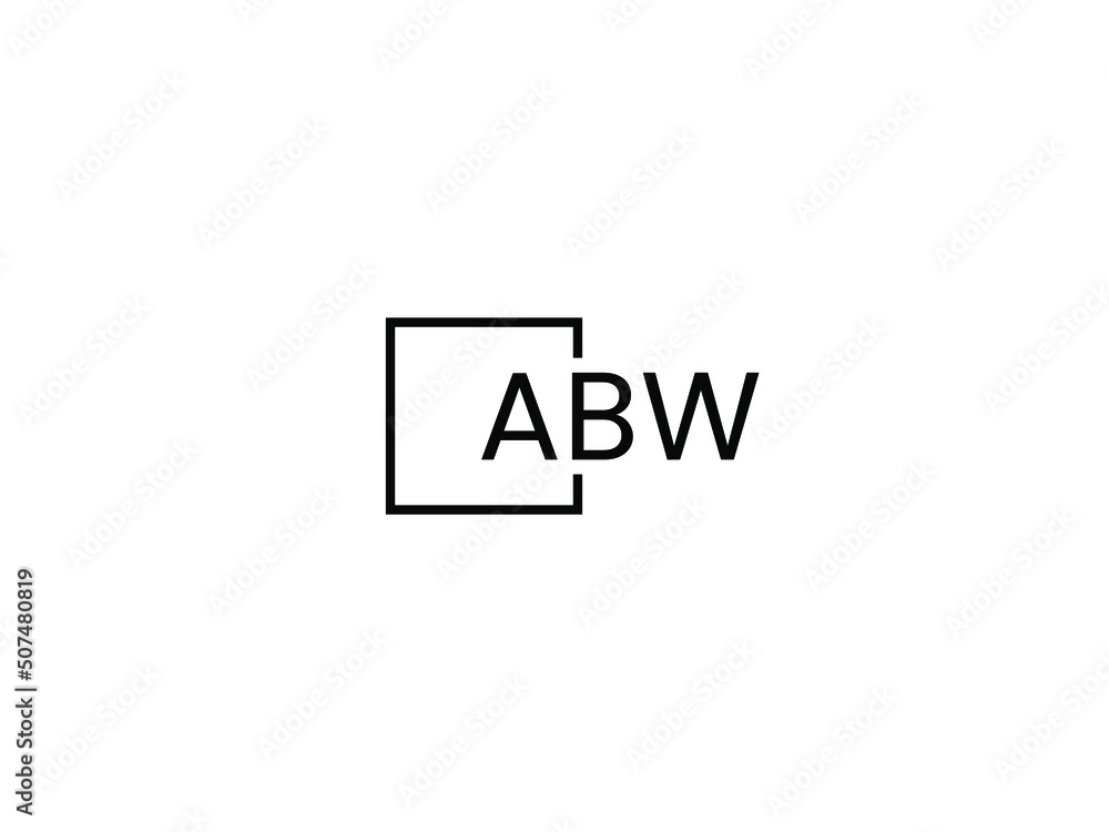 ABW letter initial logo design vector illustration ABW letter initial logo design vector illustration