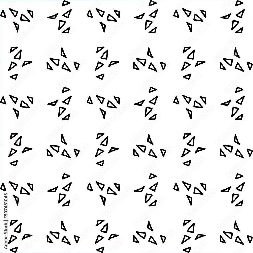 Seamless abstract geometric hand drawn pattern. Seamless abstract geometric hand drawn pattern.