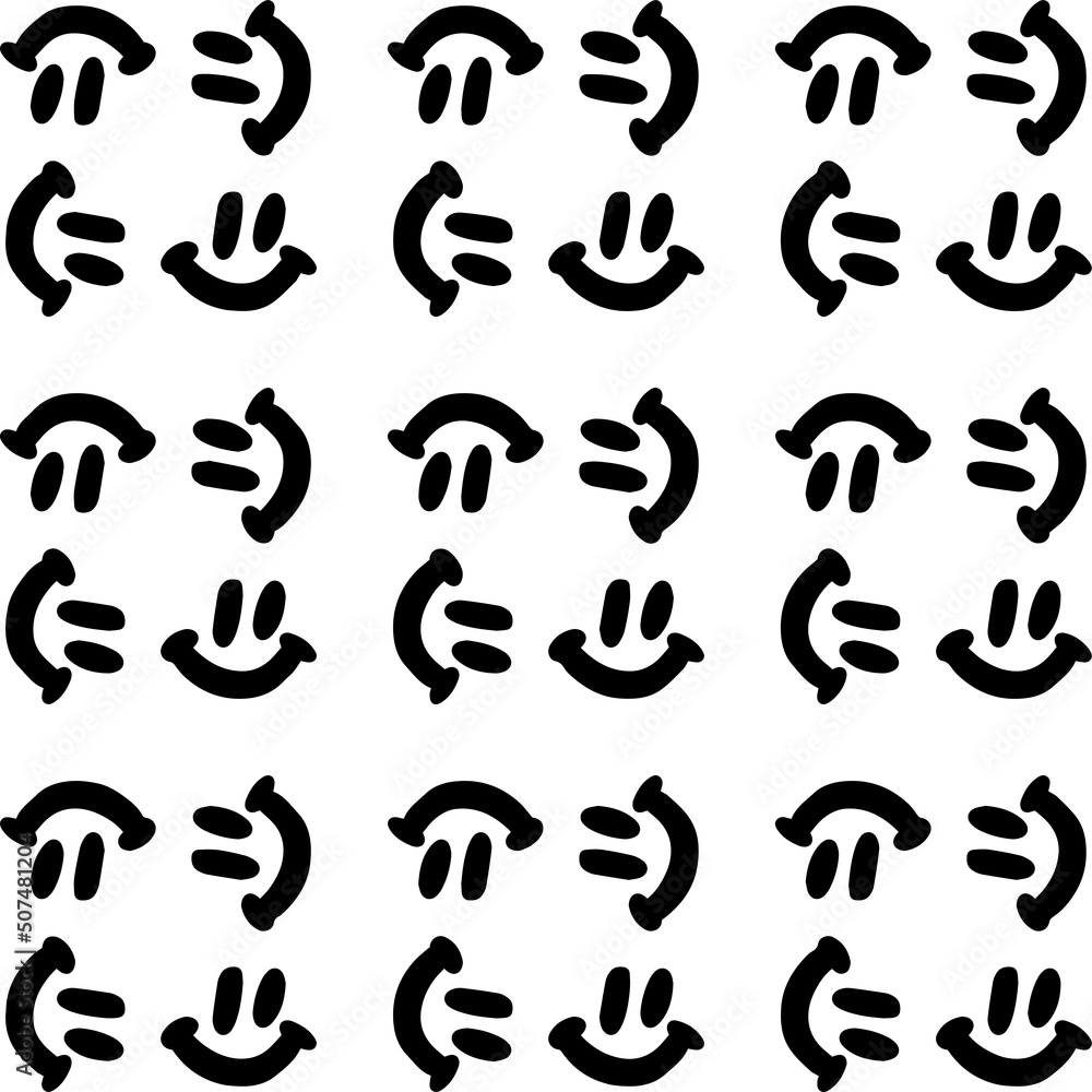 Seamless abstract geometric hand drawn pattern. Seamless abstract geometric hand drawn pattern.