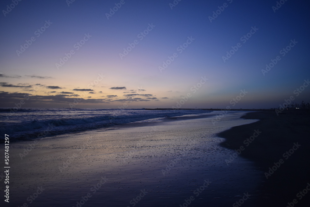 Fototapeta premium California coast sunset