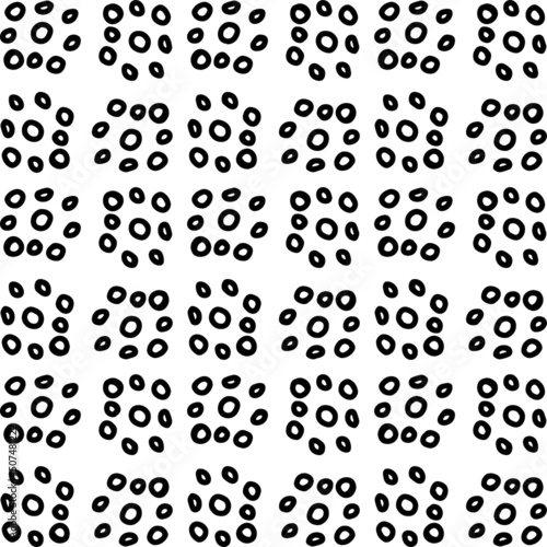 Seamless abstract geometric hand drawn pattern.