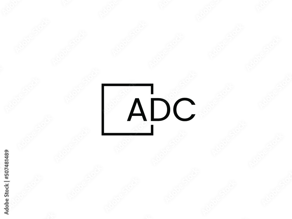 Obraz premium ADC letter initial logo design vector illustration