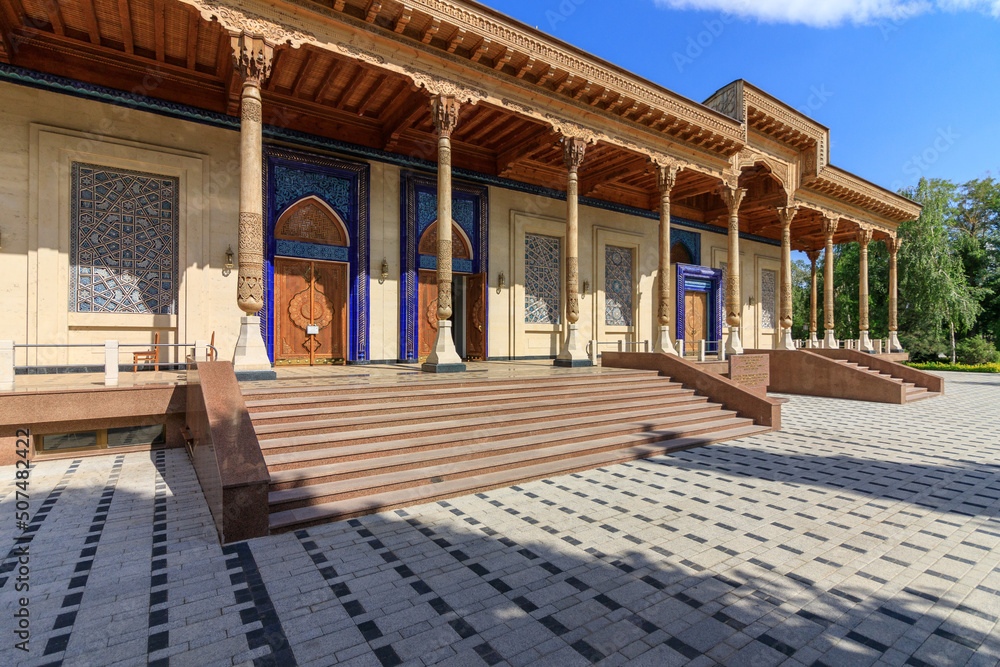 Touristic place in center of Tashkent, memorial complex and park of repression victims