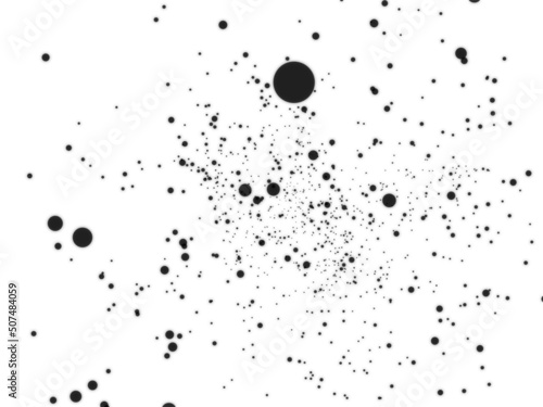 Abstract 3d Connectivity Network Background