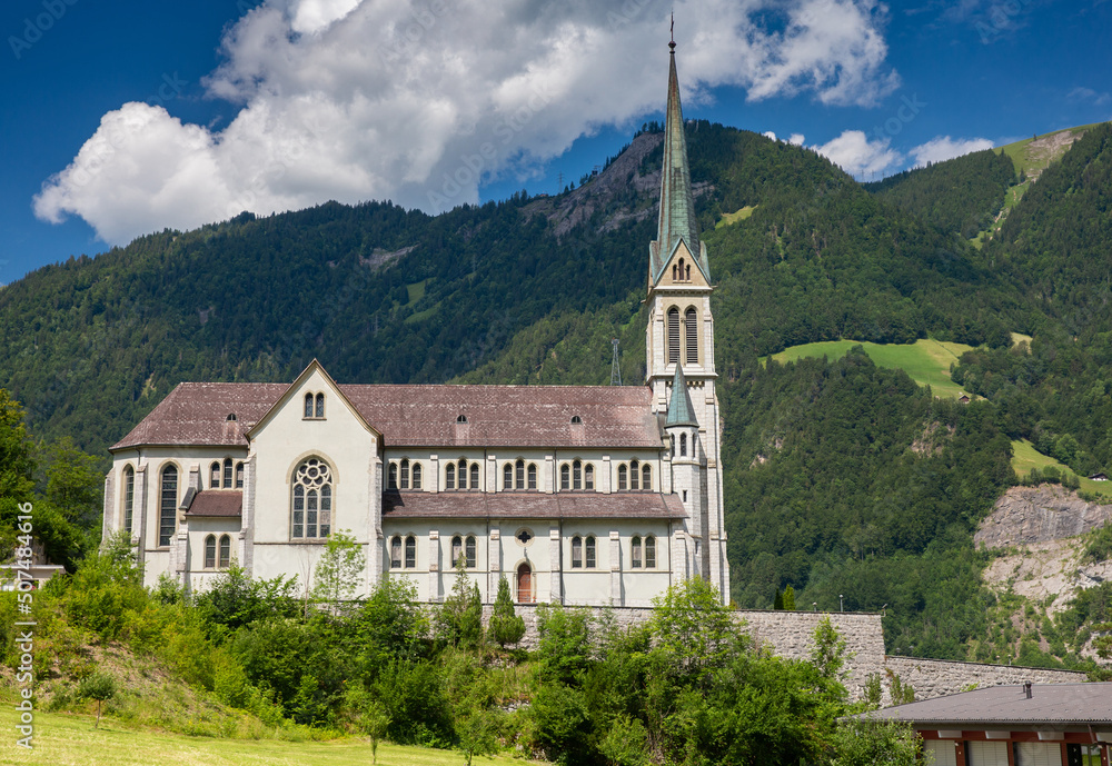 Lungern. Beautiful gothic church in the Swiss Alps. Lungern. Beautiful gothic church in the Swiss Alps.