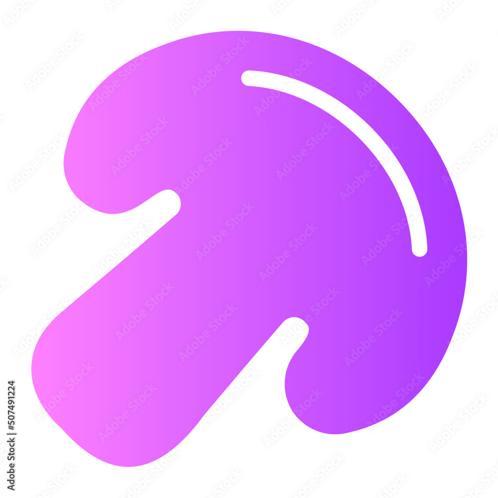 mushroom gradient icon mushroom gradient icon