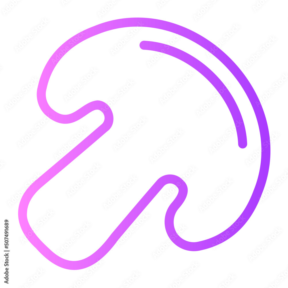 mushroom gradient icon mushroom gradient icon