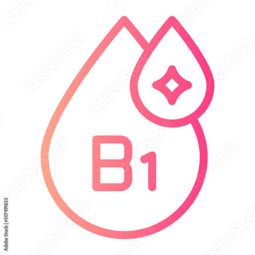 b1 gradient icon