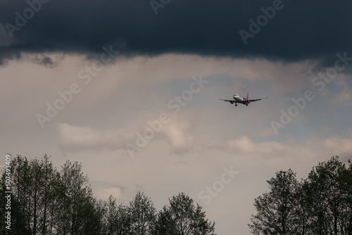 helicopter in flight,landing plane, low-flying passenger ship, travel to distant countries