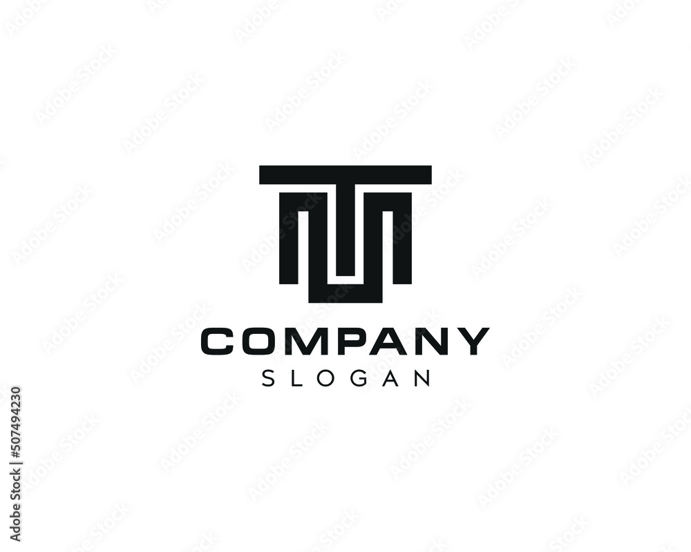 Abstract letter TM logo-TM LOGO