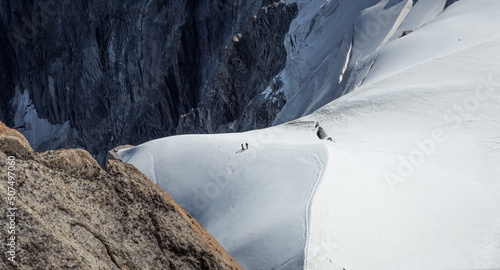 snow covered rocks