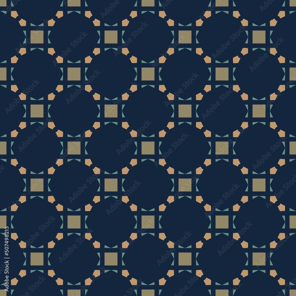 Naklejka premium seamless ornament design with decorative motif. background in flat style. vector for wallpapers wrapping paper packaging printing business textile fabric