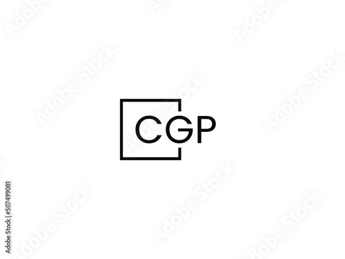 CGP Letter Initial Logo Design Vector Illustration
