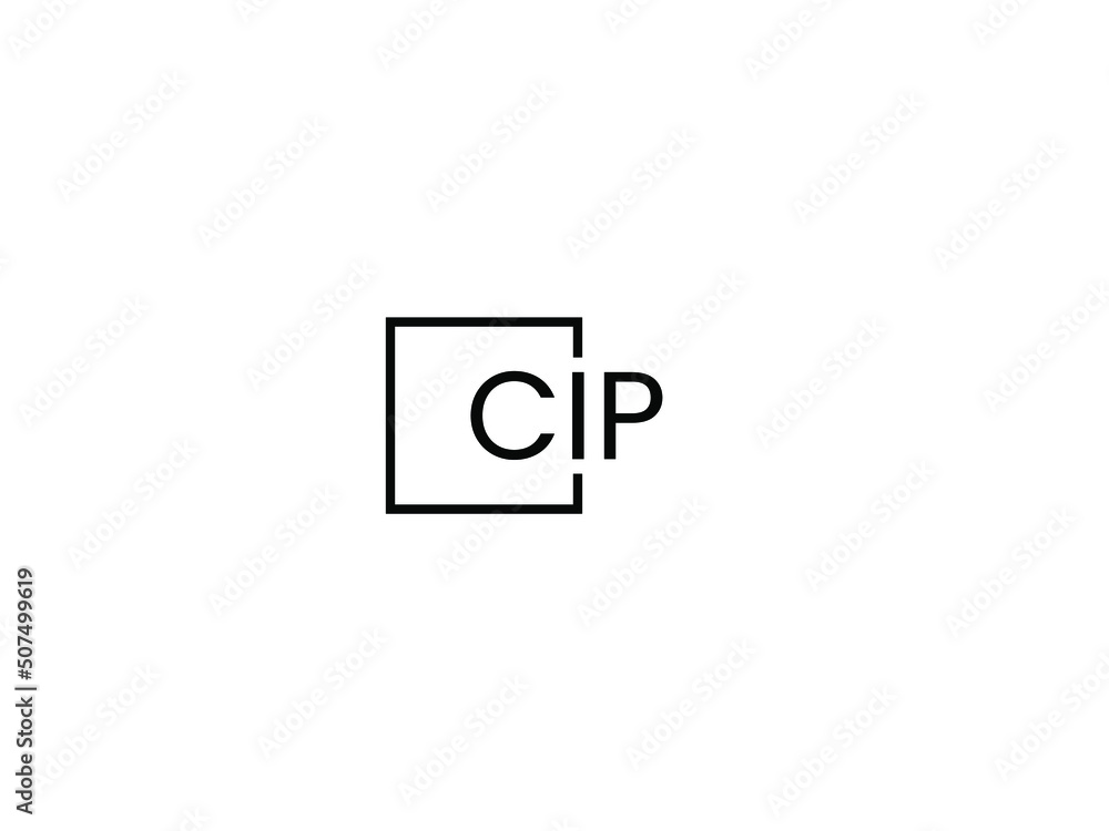 CIP Letter Initial Logo Design Vector Illustration CIP Letter Initial Logo Design Vector Illustration