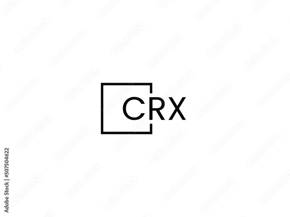 CRX Letter Initial Logo Design Vector Illustration CRX Letter Initial Logo Design Vector Illustration