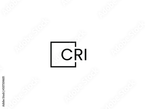 CRI Letter Initial Logo Design Vector Illustration