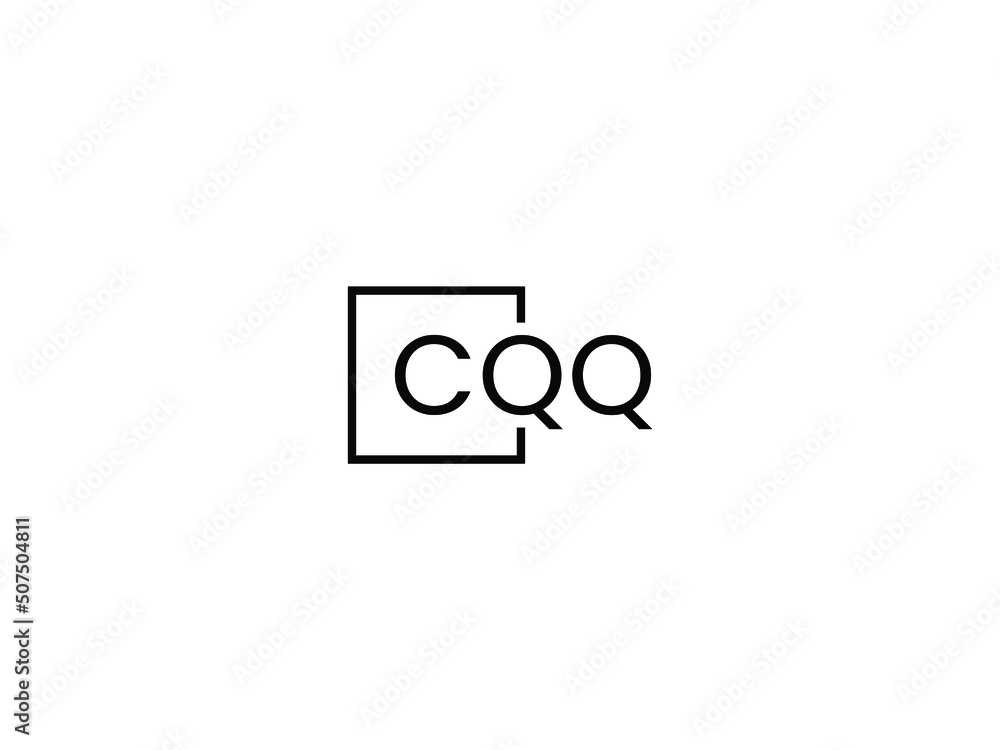 CQQ Letter Initial Logo Design Vector Illustration CQQ Letter Initial Logo Design Vector Illustration