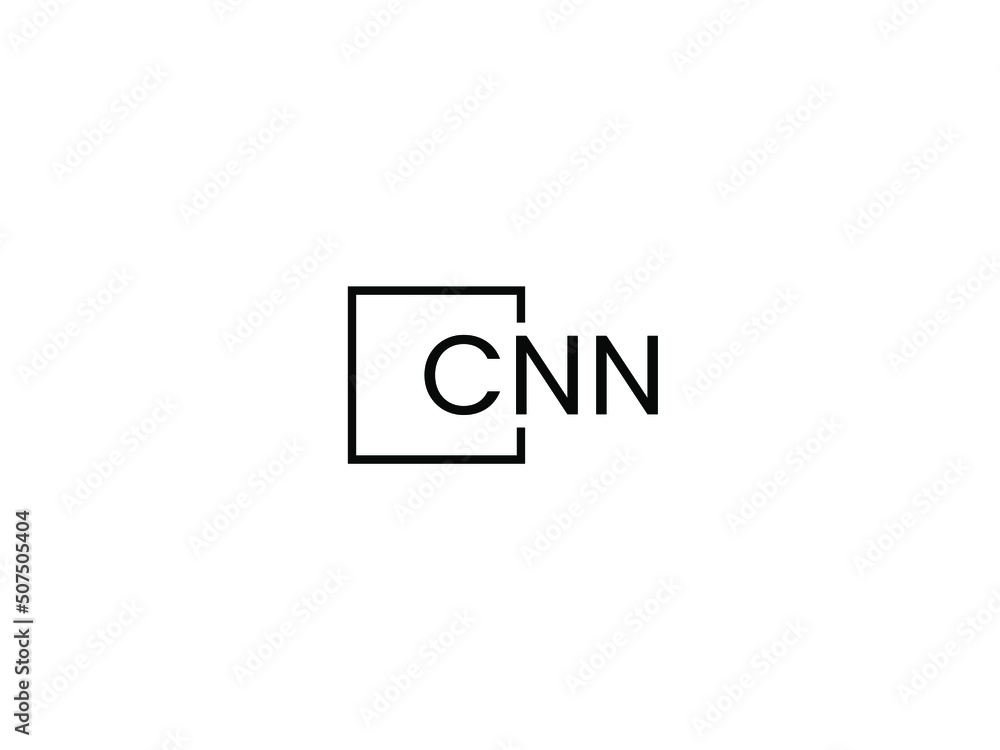Obraz premium CNN Letter Initial Logo Design Vector Illustration