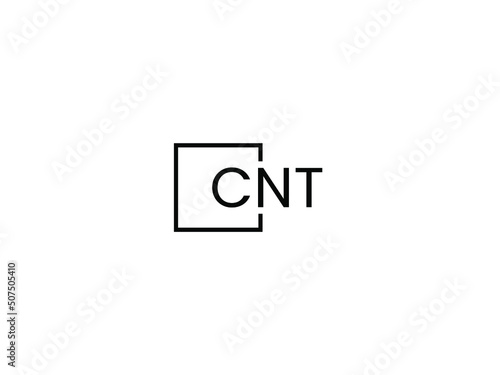 CNT Letter Initial Logo Design Vector Illustration