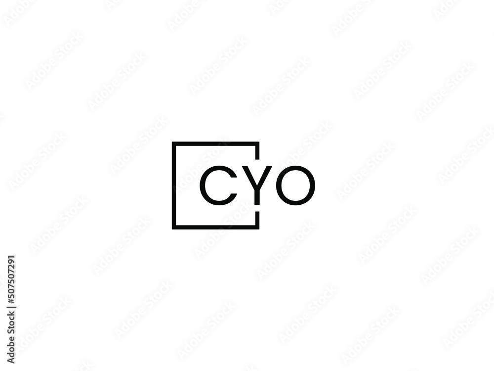 CYO Letter Initial Logo Design Vector Illustration CYO Letter Initial Logo Design Vector Illustration