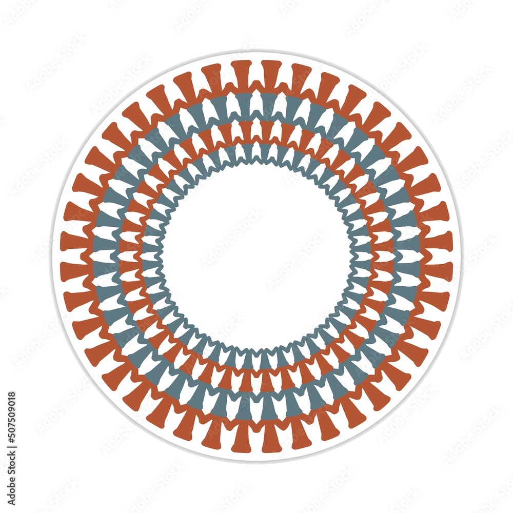 	
mandala design with abstract shape. vector ornament and decoration motif concept. template for wallpaper, patterns, carpet, textile and seamless