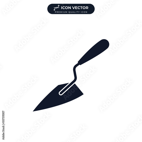 trowel icon symbol template for graphic and web design collection logo vector illustration