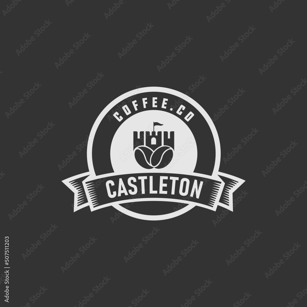 Castle Logo Design Inspirations Vector