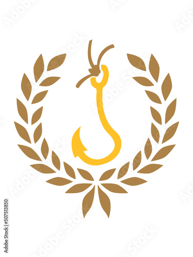 Logo Lorbeerkranz Angeln 