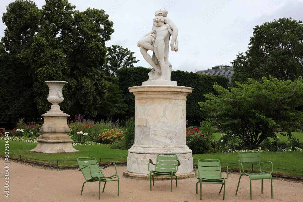 Le Louvres and Les Tuileries garden - Paris - France