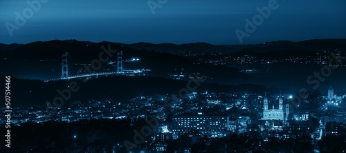 San Francisco Golden Gate Bridge night