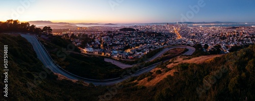 San Francisco skyline panorama