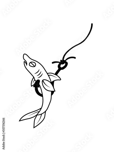 Köder Fisch Angelhaken 