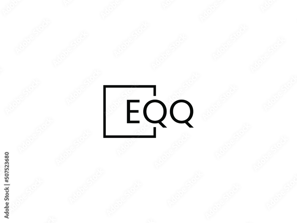 EQQ Letter Initial Logo Design Vector Illustration EQQ Letter Initial Logo Design Vector Illustration