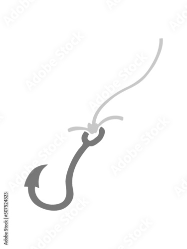 Fisch fangen Angelhaken 