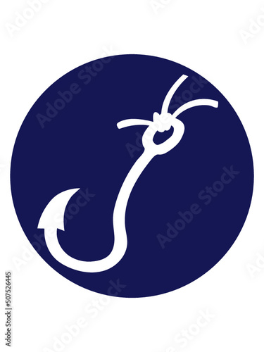 Button Icon Angelhaken 