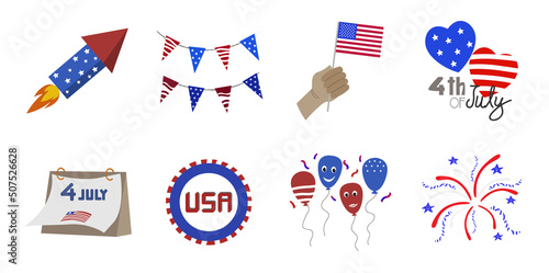 Celebrate independence day collection 4th July.