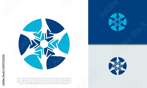Human Resources Consulting Company, Global Community Logo. Social Networking logo designs.	