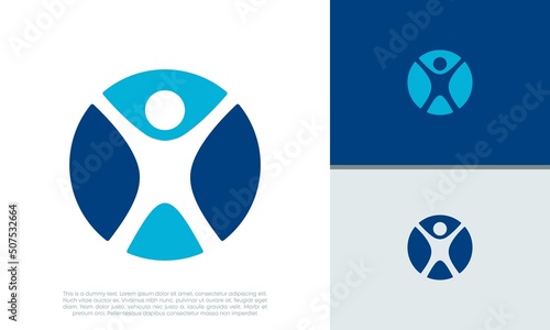 Human Resources Consulting Company, Global Community Logo. Social Networking logo designs.	