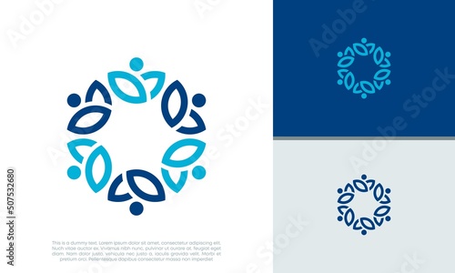 Human Resources Consulting Company, Global Community Logo. Social Networking logo designs.	